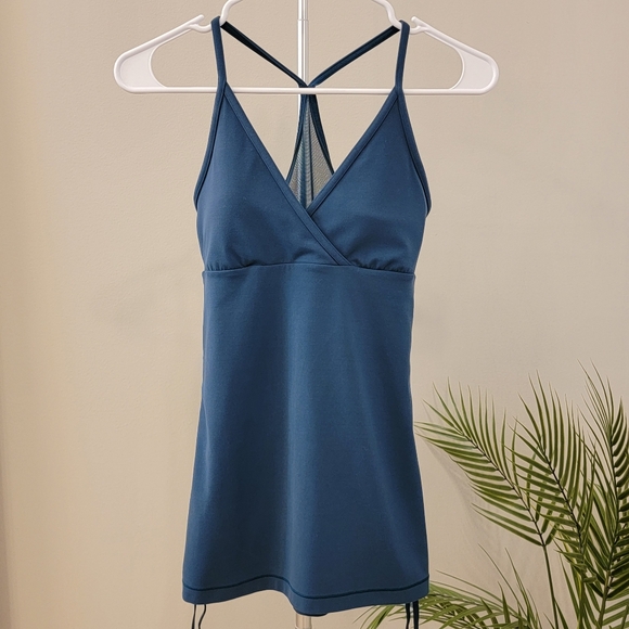 Lululemon Full Freedom Ruched Sides Mesh Tank - Picture 1 of 6